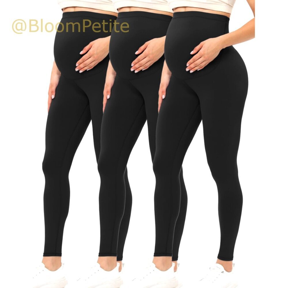 Maternity Leggings Over the Belly Yoga Pants Polyester Spandex